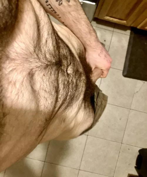 Showing off my plush, new coat of fur. A level I’ve never let it grow to before