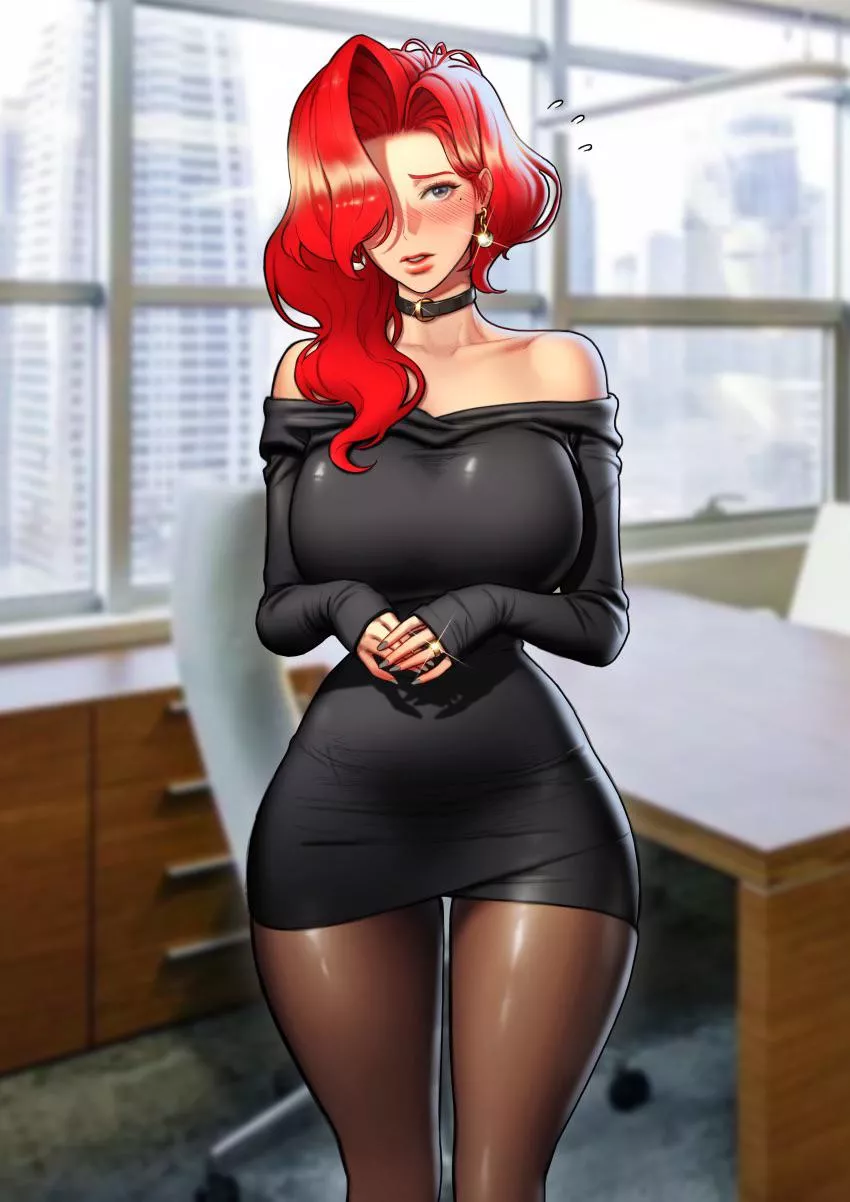 Shy looking milf