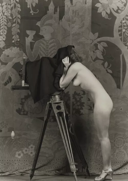 Sir, it is a great delight to have a maid who is interested in my photographic hobby. She is always most keen to earn an extra shilling.