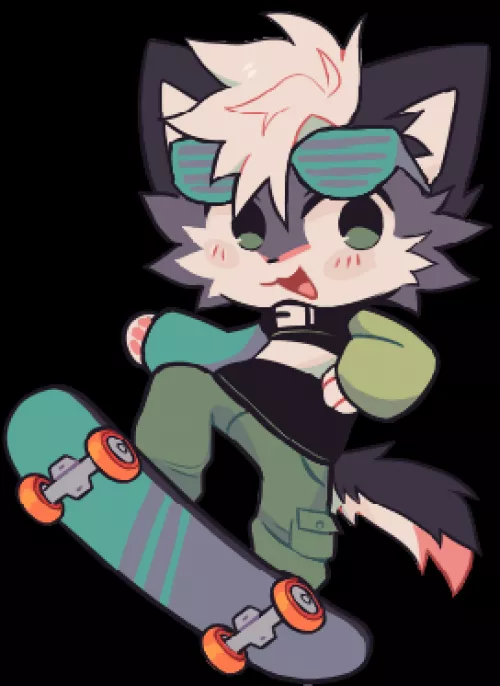 Skating! (OC and art mine!)