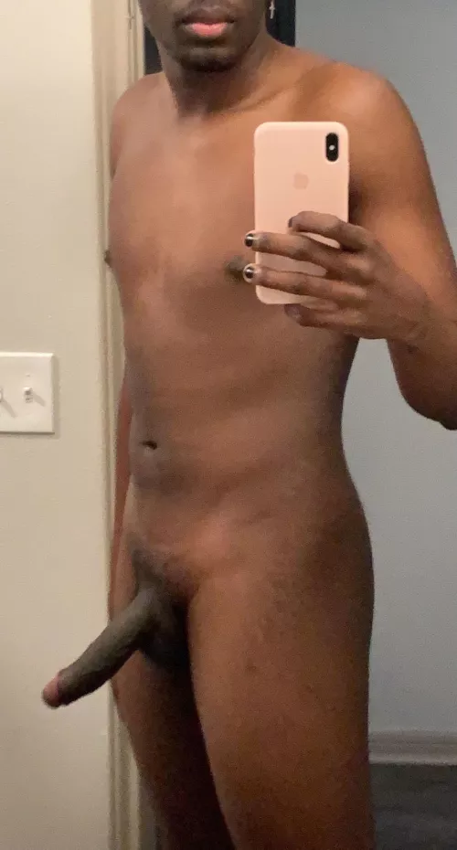 skinny boy with a fat cock