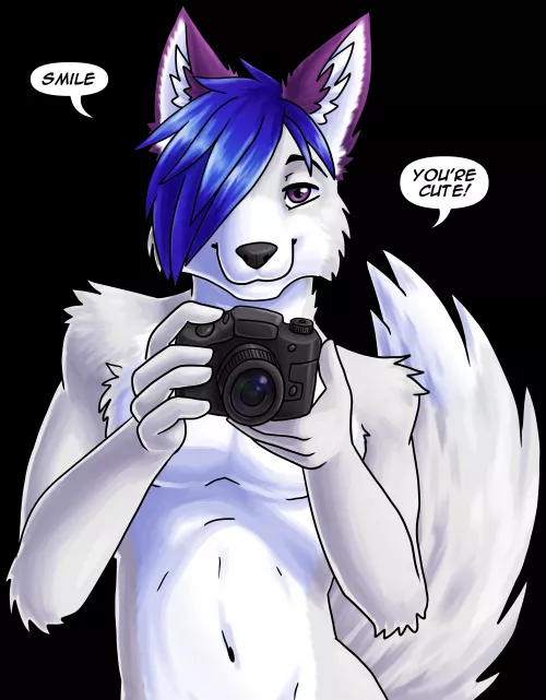 Smile! You're cute. art by TheKC