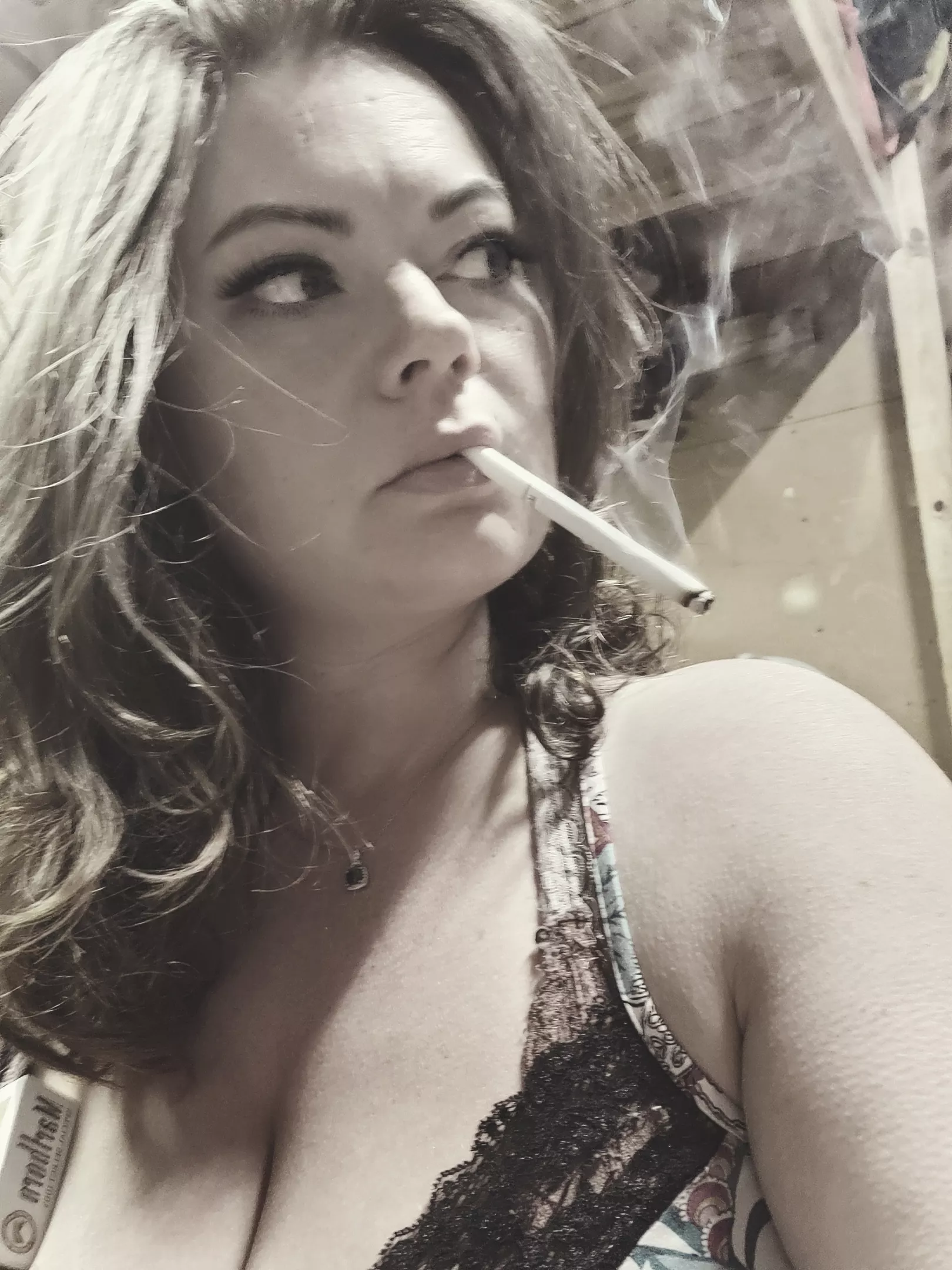 smoking babe