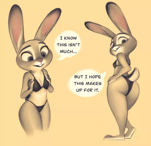 Smol bunny boobies, big bunny booty. (Qupostluv35)