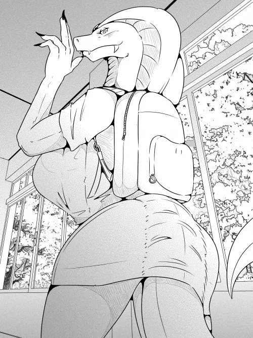 Snake friend. [Self drawing]