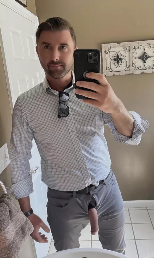 Snuck away during a family party to take a quick pic