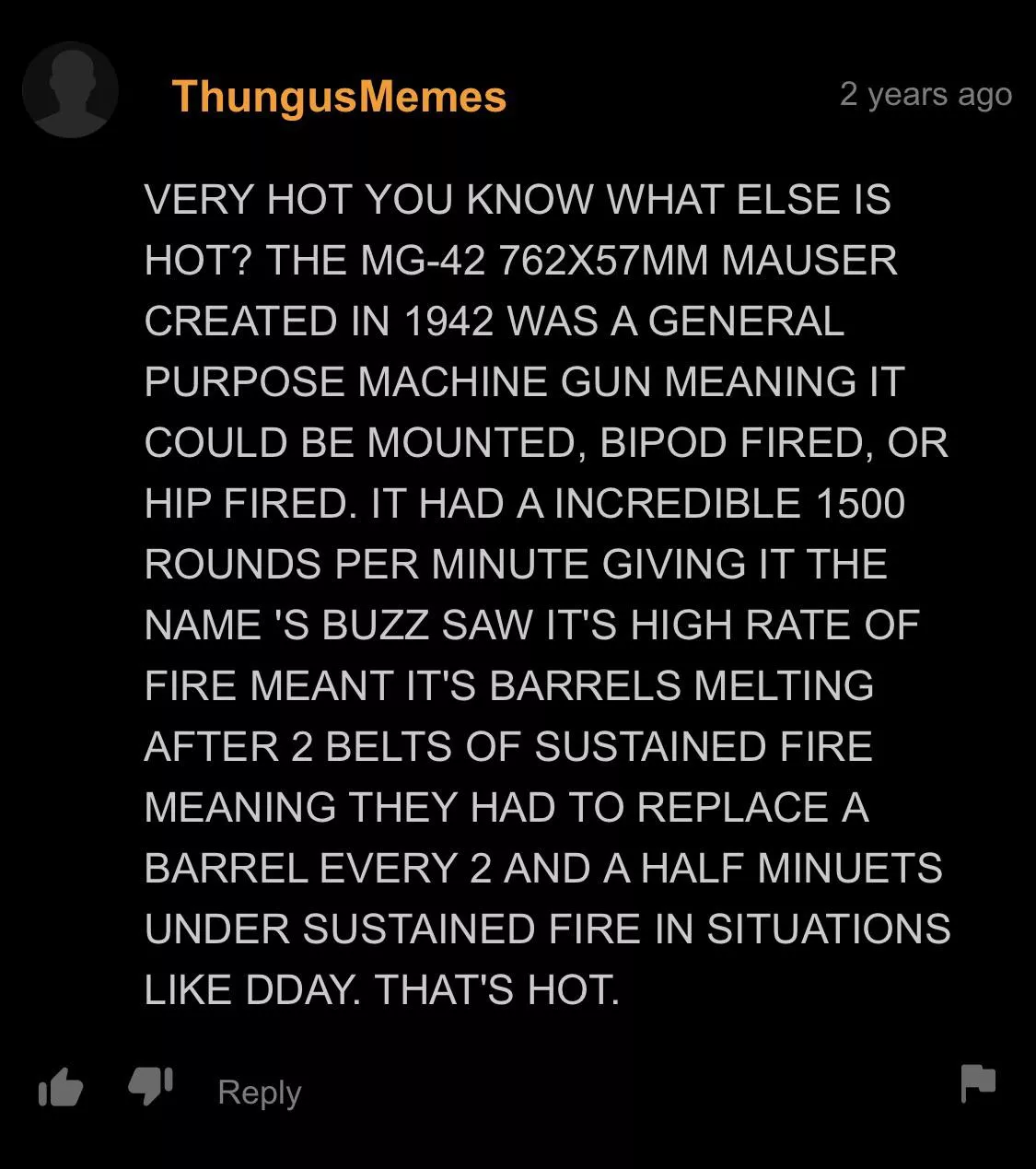 So hot
