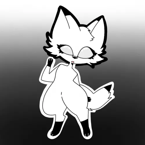 So I drew a furry ●w●