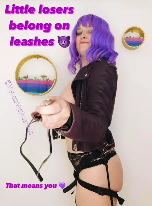 So let's put you on your leash already [oc] 💜😈💜