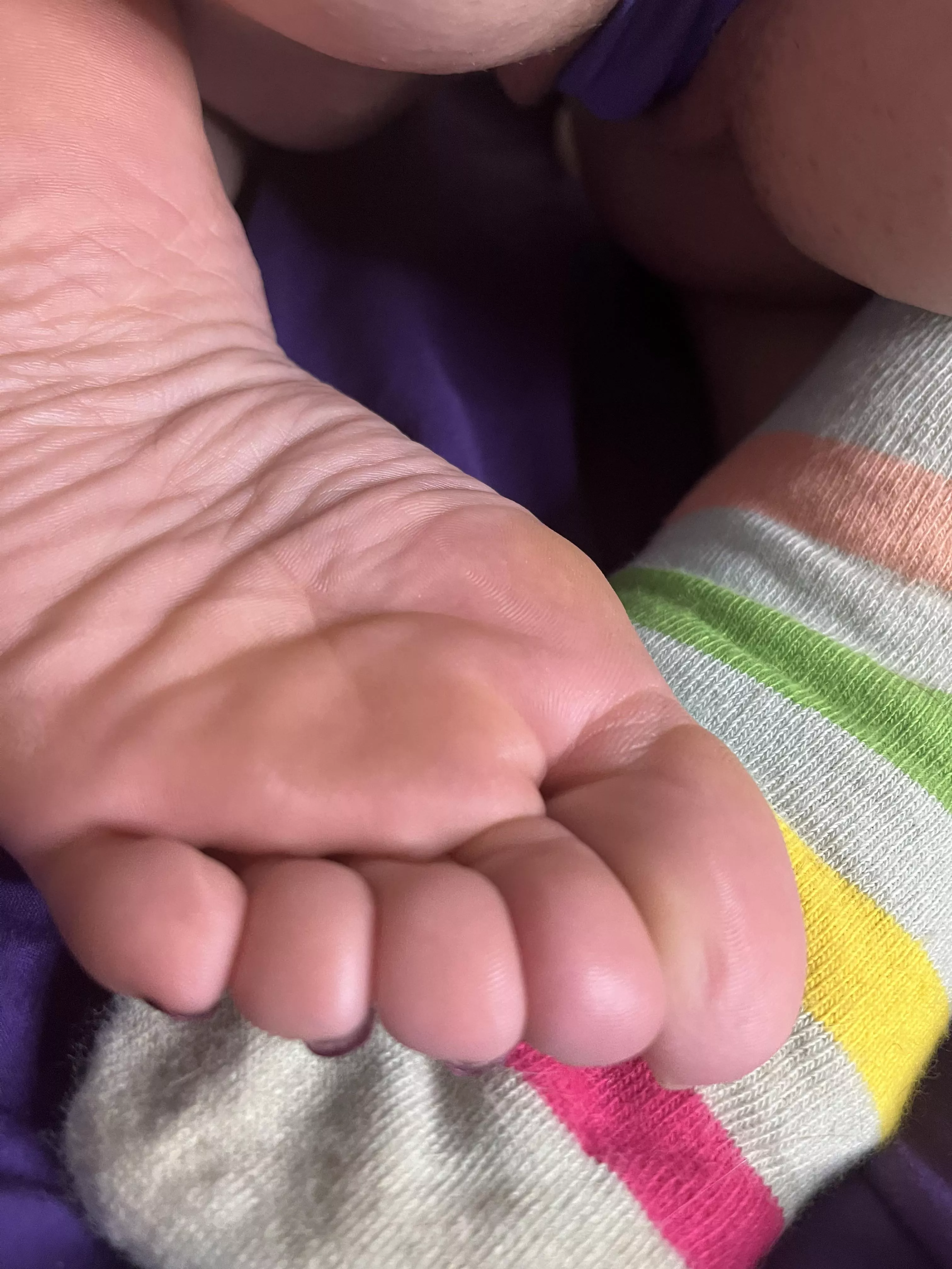 Socks on or off?