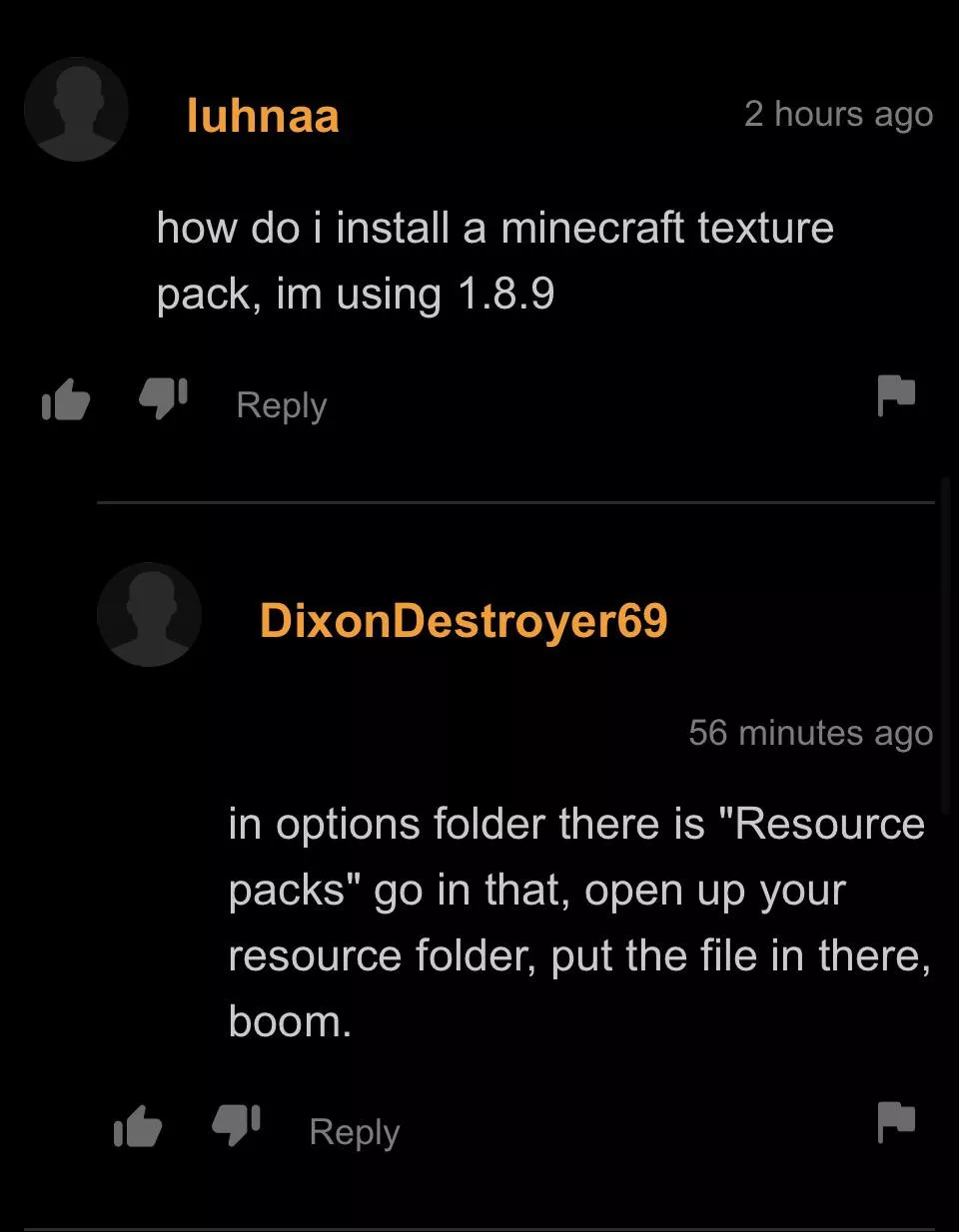 Some helpful advice