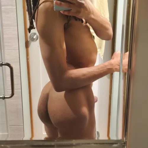 Spank, eat, bite, or fuck? What's the first thing you're doing to my ass?