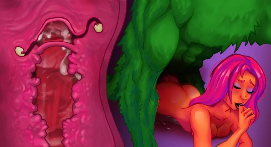 Starfire x Beast Boy (Fandoodoo) [DC Comics]