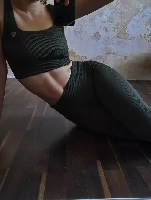 started my day with a small yoga session