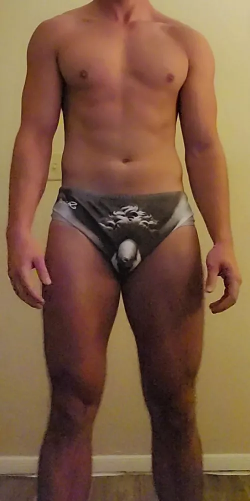 Statue of David swim briefs 😄