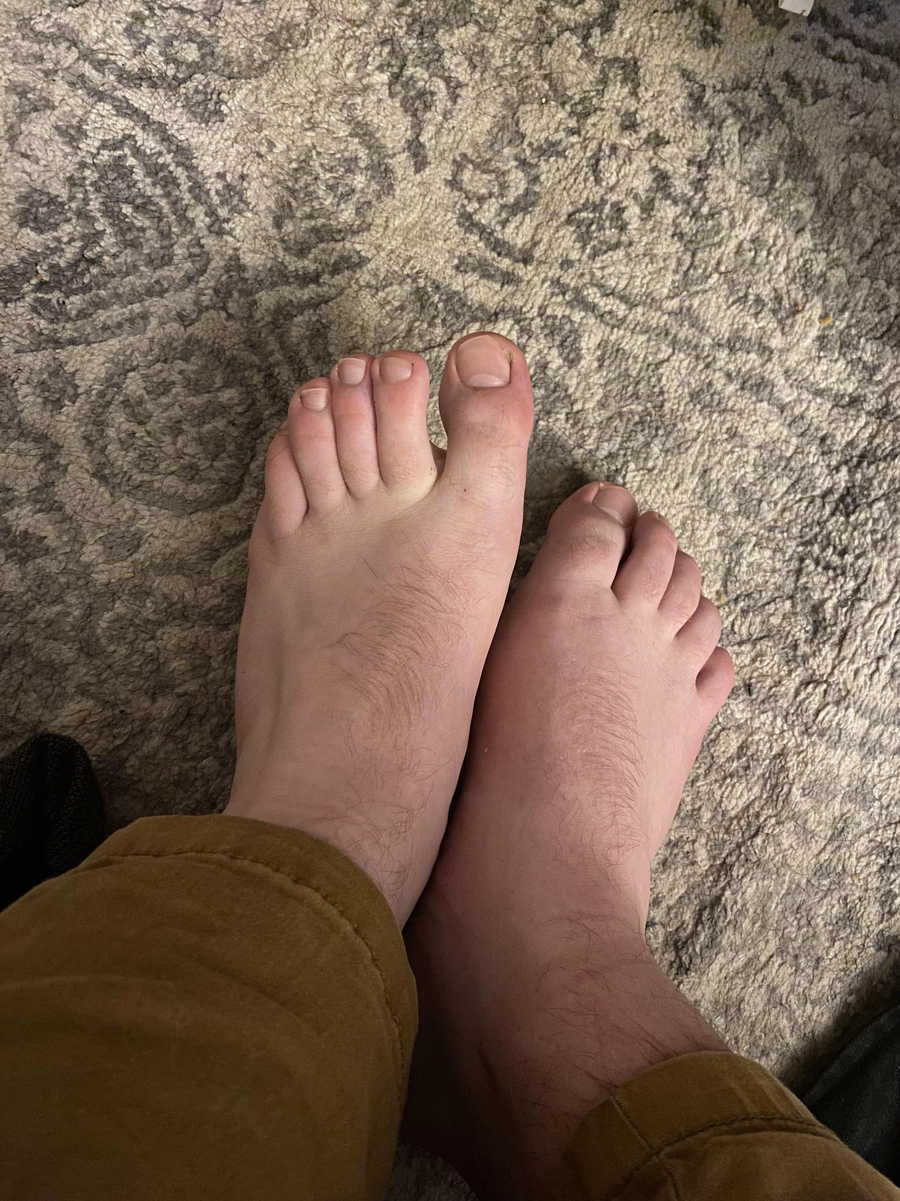 Stinky after a long day of work