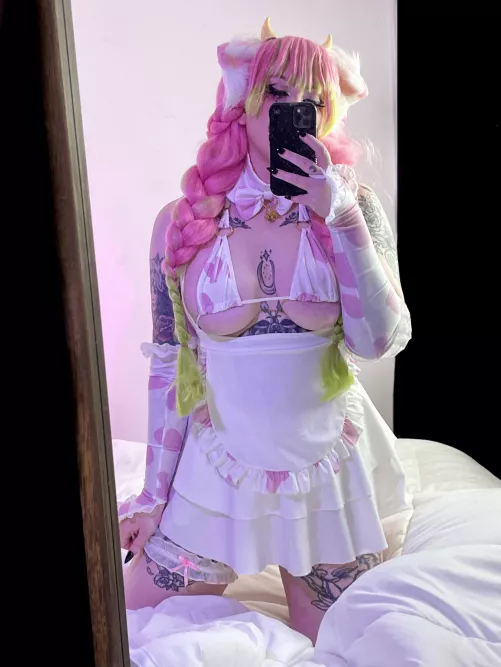 Strawberry Cow Mitsuri from Demon Slayer by Gothpixi