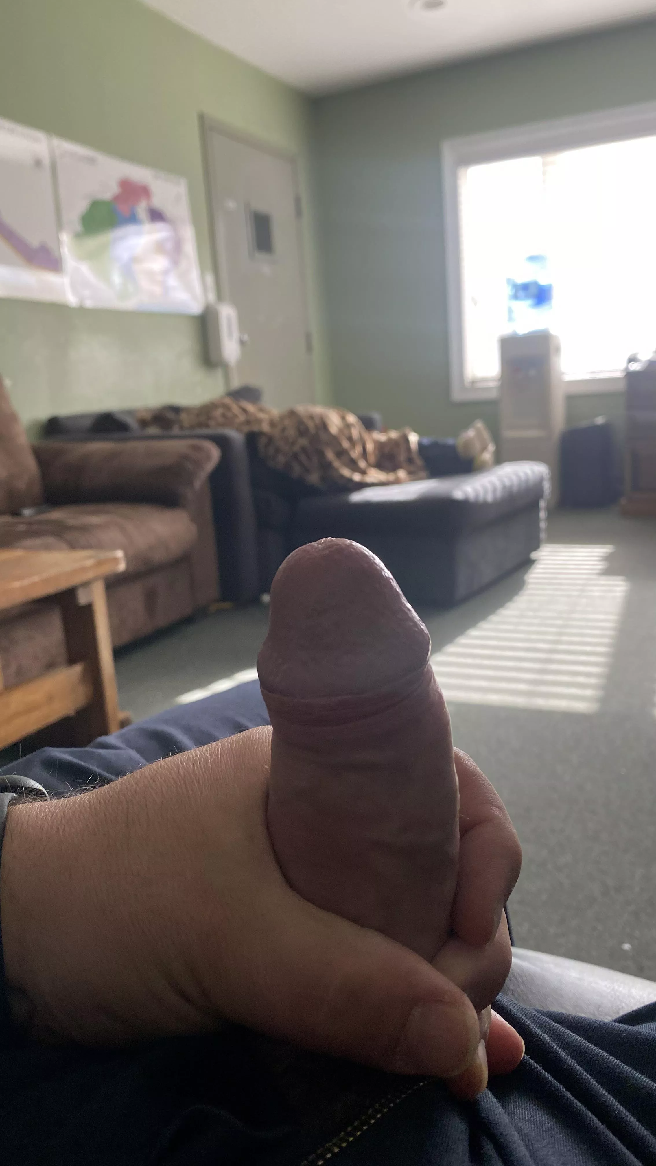 Stroking while my partner naps. Hope she doesn’t mind 😈