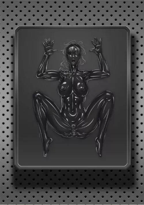 stuck in thick rubber