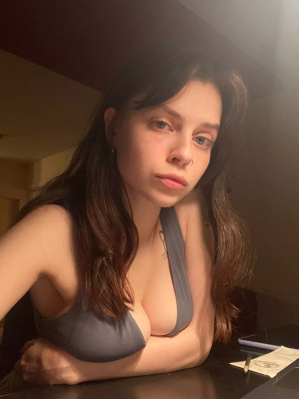 Stuff your face between my tits😈