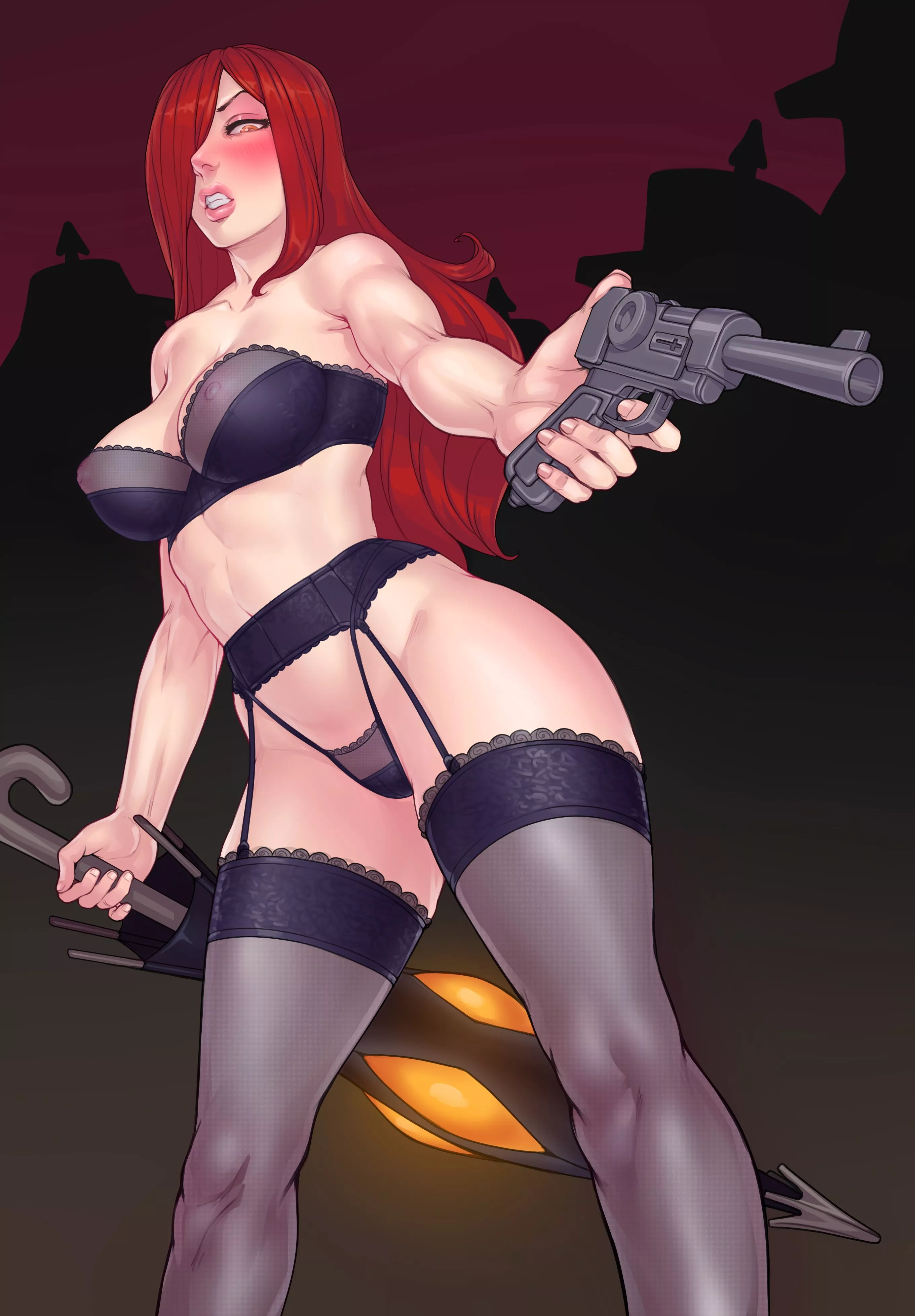 Submit to Parasoul or get shot (Djcomps ) [Skullgirls]
