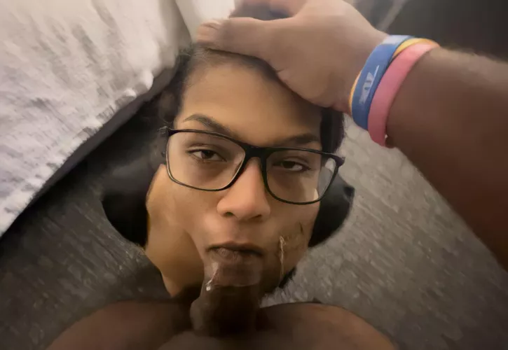 Such a good slut look at me while I fuck your face..the look of love