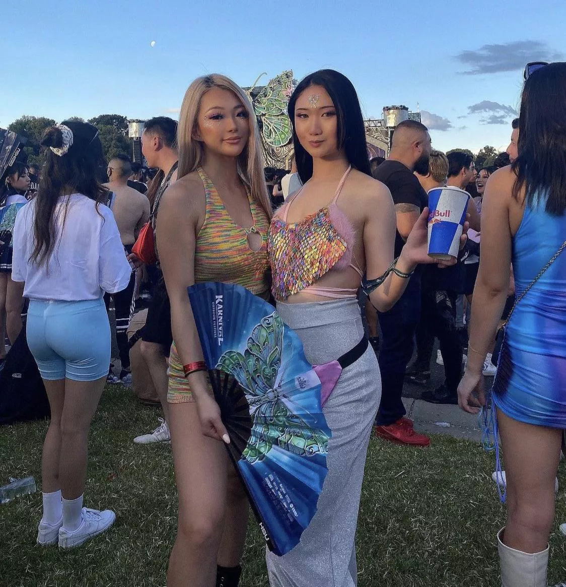 Sweaty asian girls