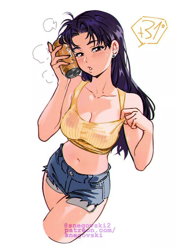 Sweaty in summer