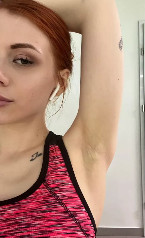 Sweaty 🥵 on the gym 🥰