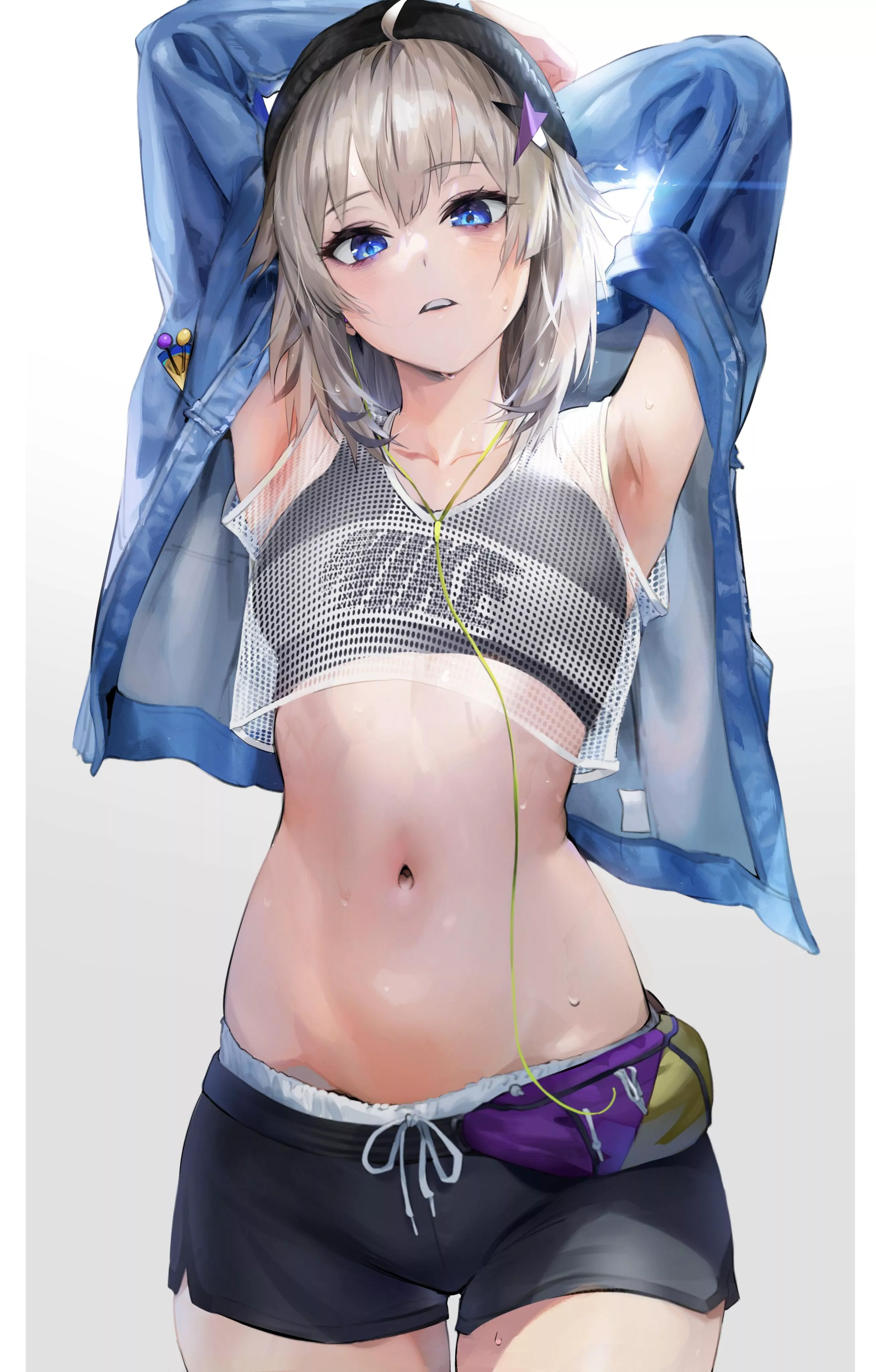 Sweaty workout