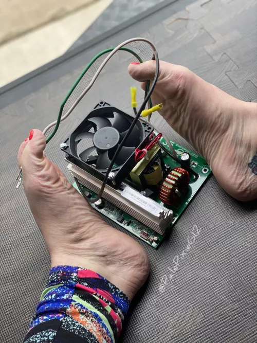 Tackling some projects today - rub my feet when I’m done?