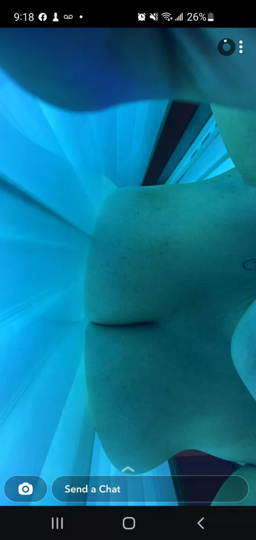 Tanning my tits