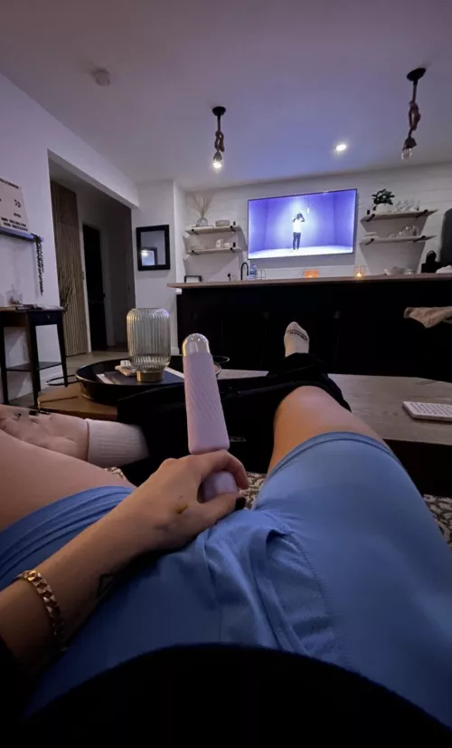 Teasing myself until I go out for drinks tonight…