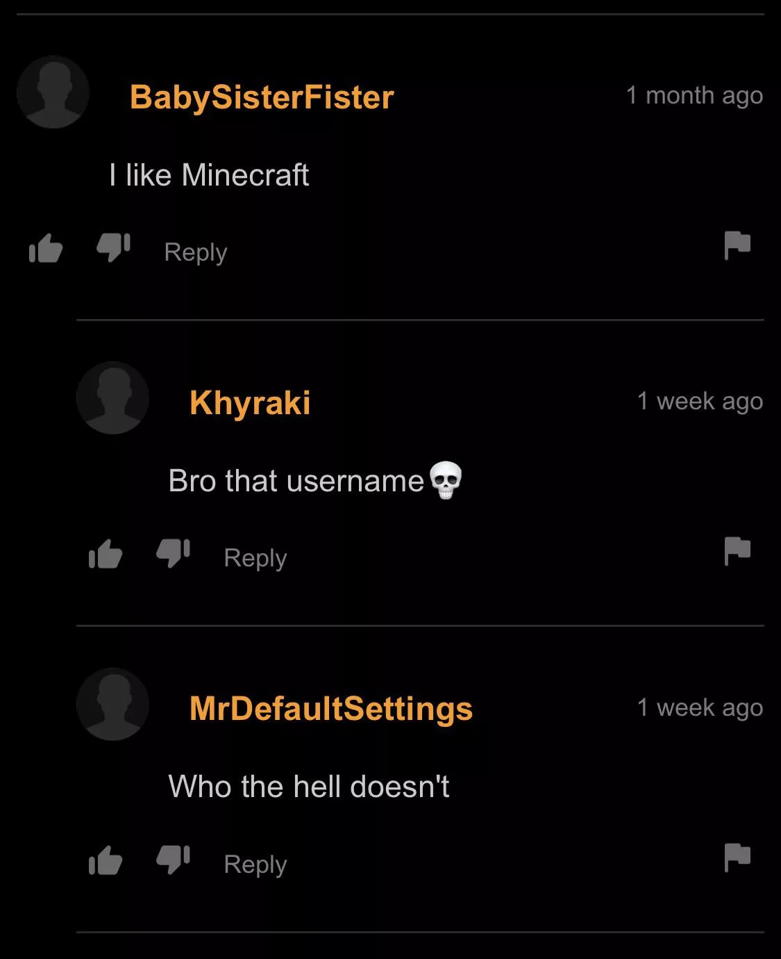 That username