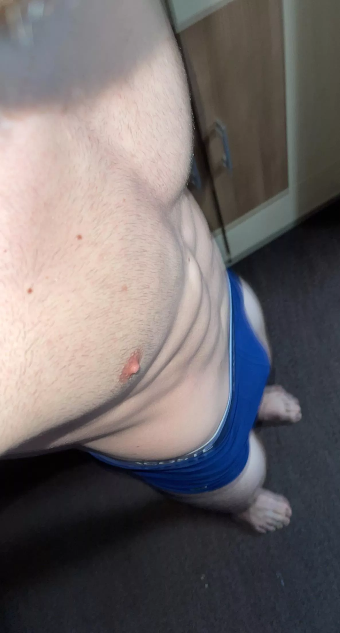 That’s me in blue Lacoste undies