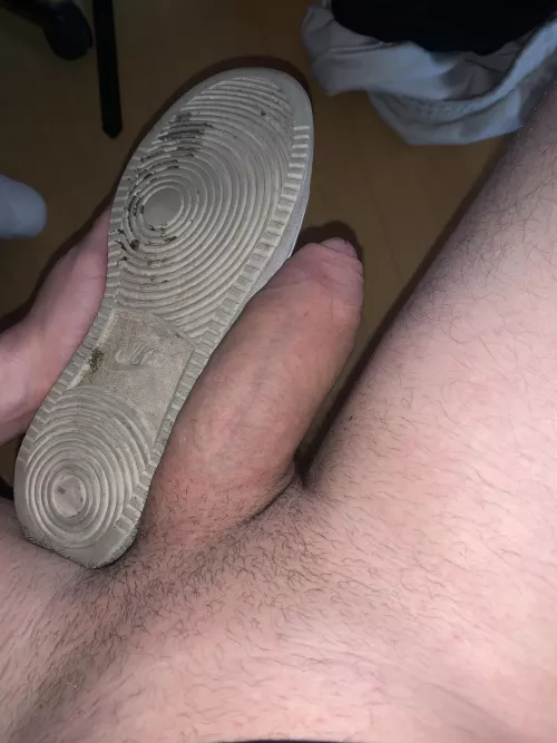 Thats size 13 and my semi hard btw