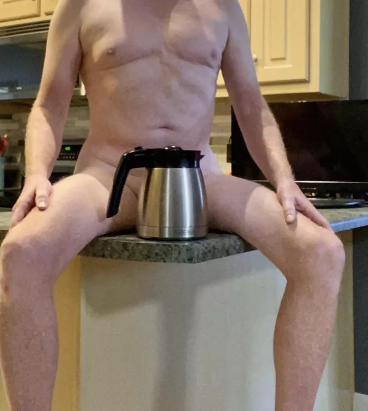The coffee bar is self serve this morning. Just take what you want! 😉