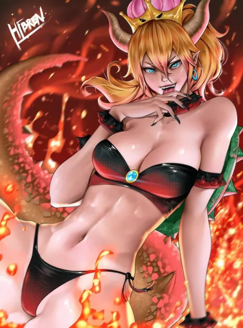 The new Princess of the Mushroom Kingdom, Bowsette (Hibren) [Super Mario]