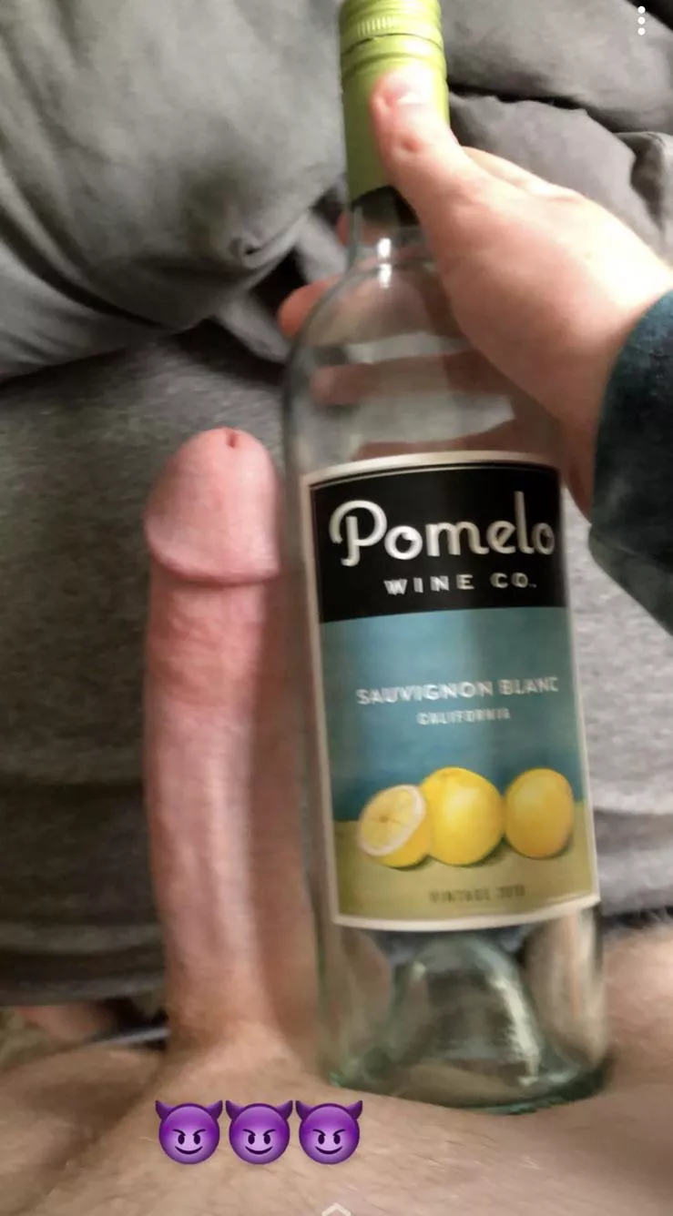 The Red Bull got a lot of attention, so how about a wine bottle?