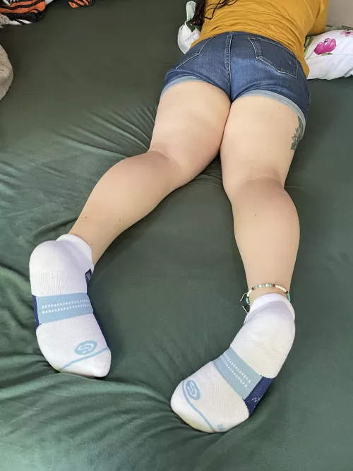 They’re soaked from the gym and they won’t peel off