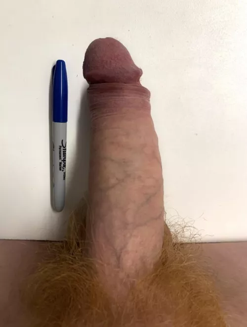 Thick, Uncut, Veiny.. and a Sharpie for perspective…Straight M4F