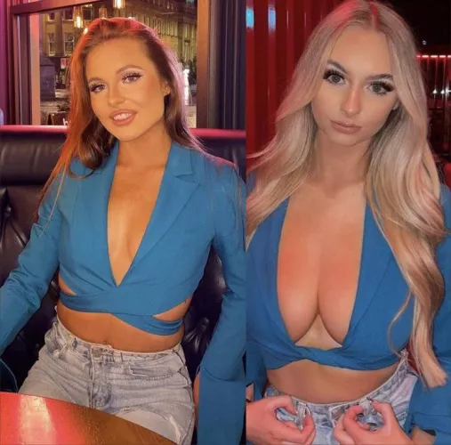 Think they regret lending their top to their best friend?