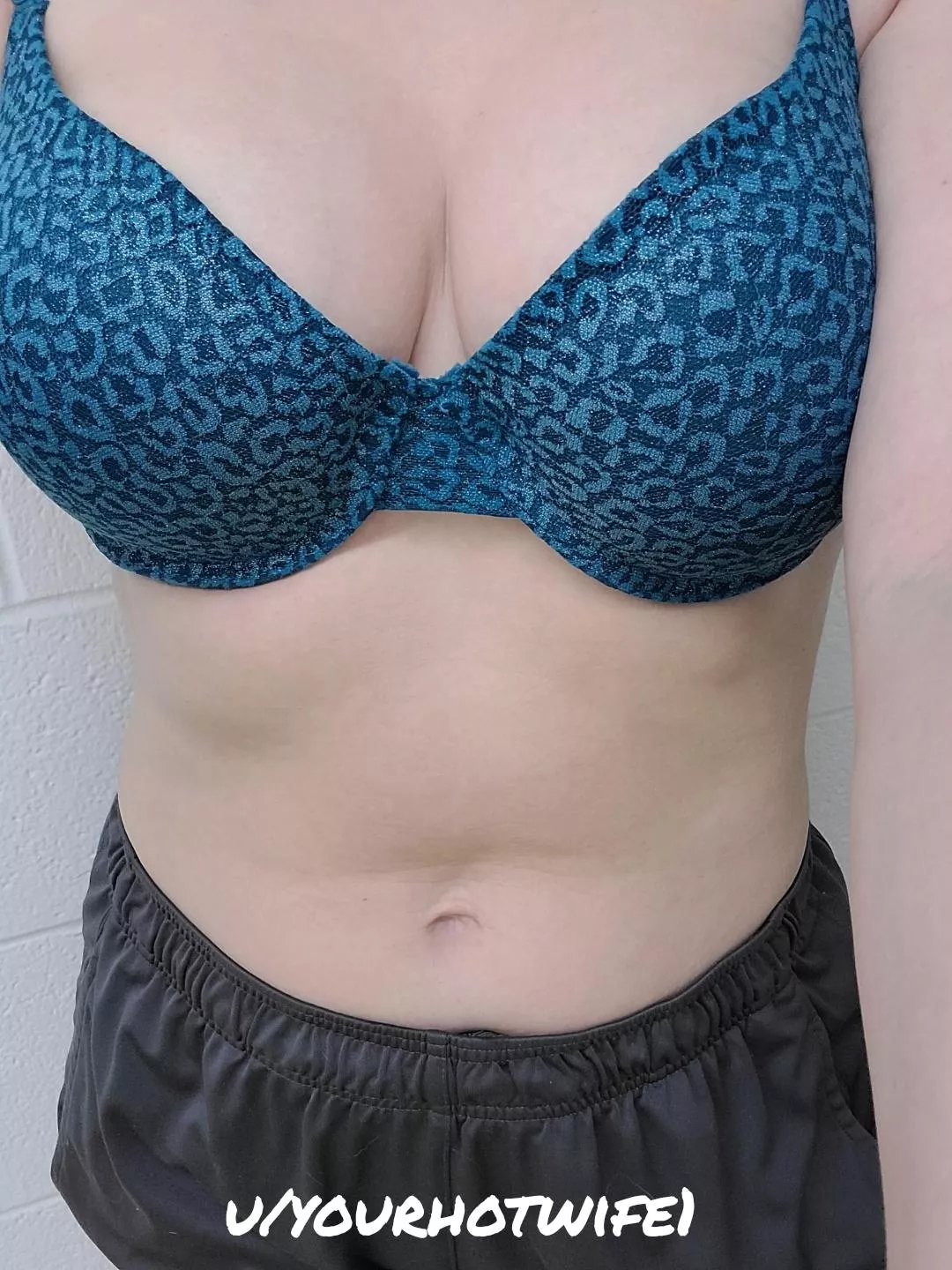 This bra gets an assist for today's cleavage
