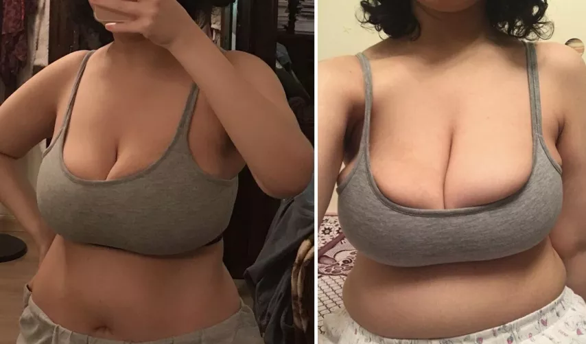 this bra was a little small to begin with but i think it got smaller :P