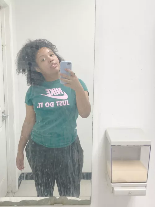 this gas station restroom didn’t lock and the soap looks very familiar