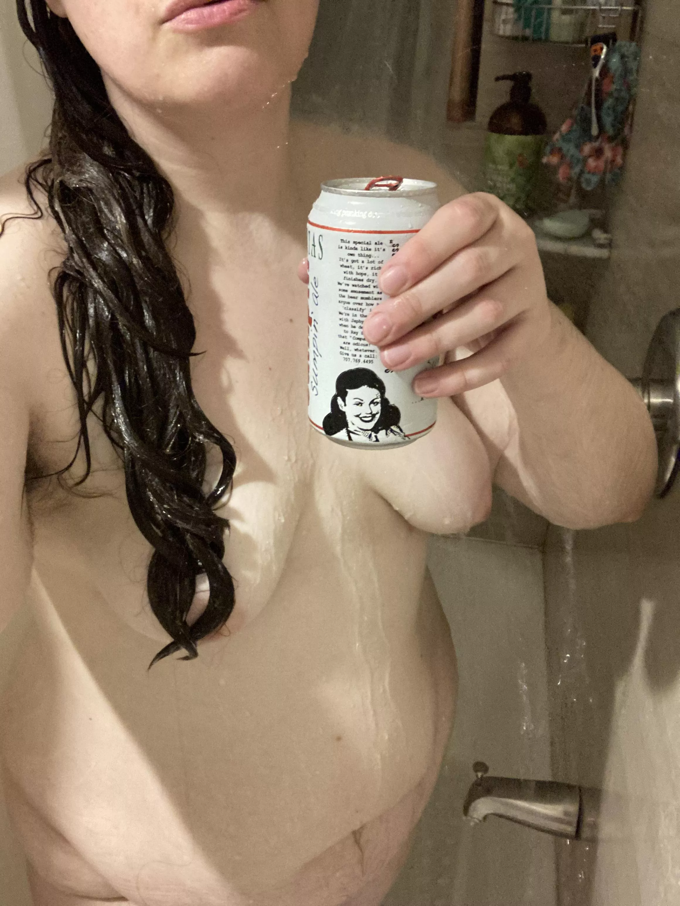 This hot shower is making me thirsty