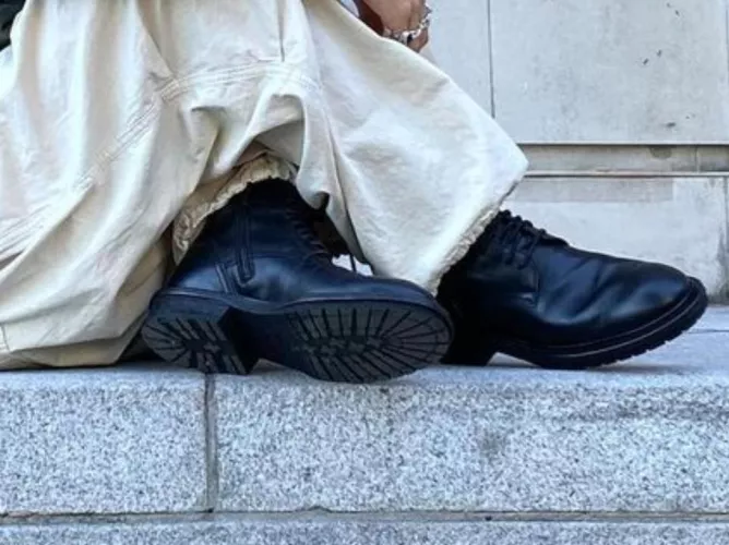 This is a stretch, but does anyone know what these boots are?