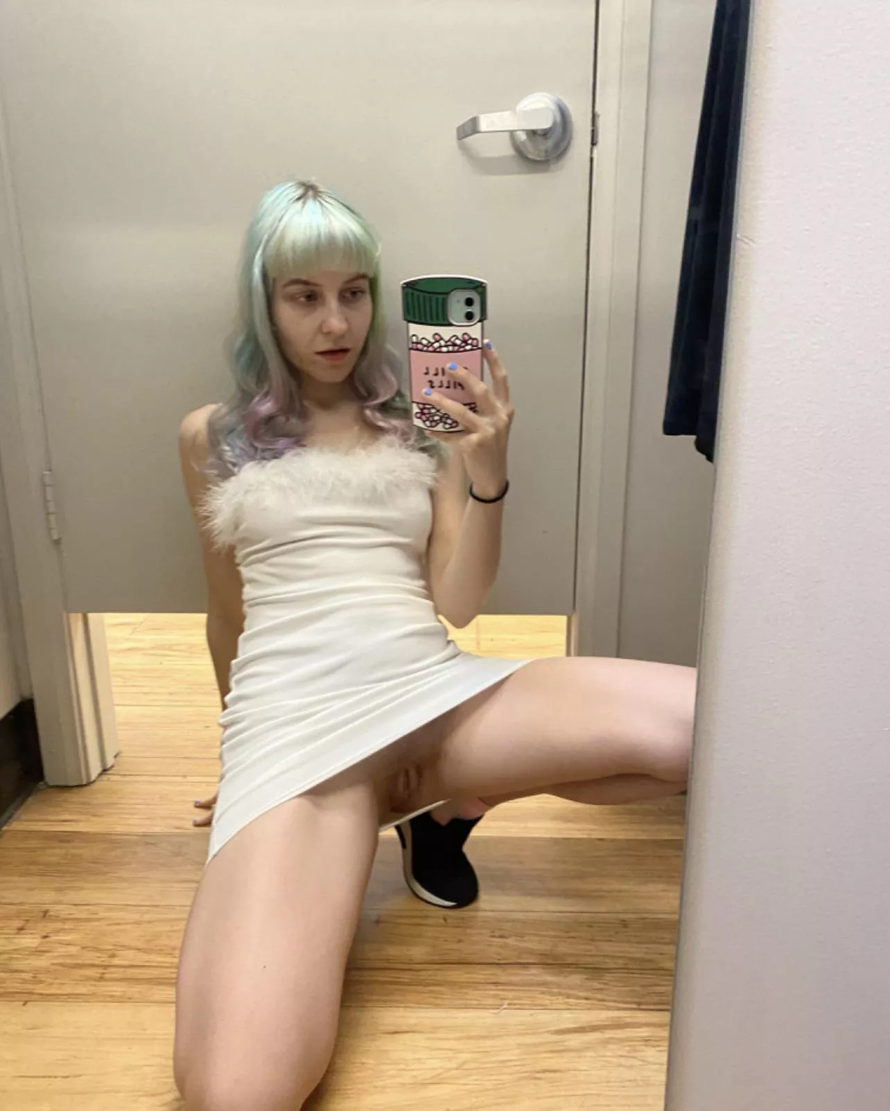 This is why girls like to go in the dressing room for so long [F]