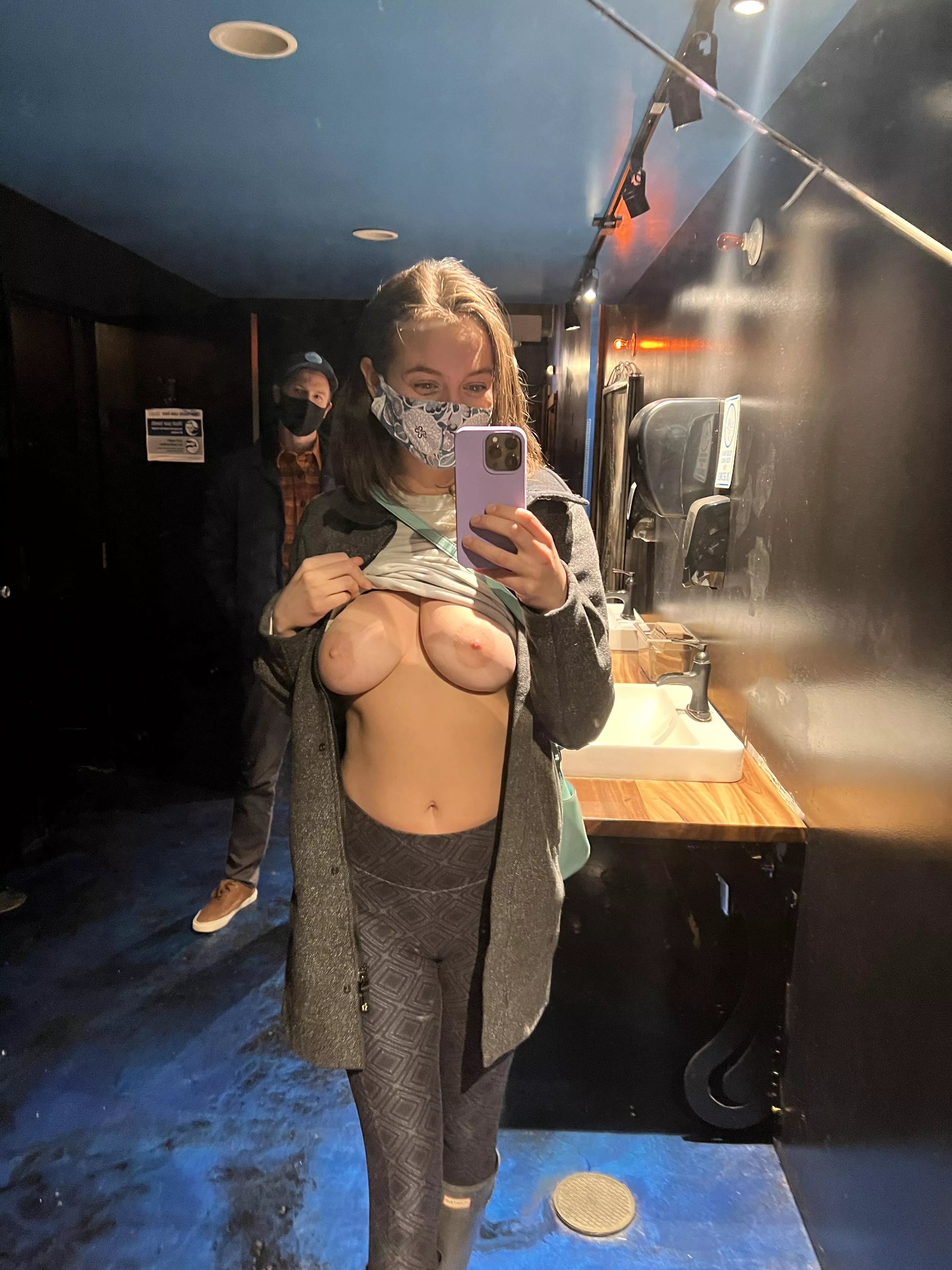This part of the bathroom was just kind of out in the open?? Like no door between here and the restaurant. So interesting This part of the bathroom was just kind of out in the open?? Like no door between here and the restaurant. So interesting