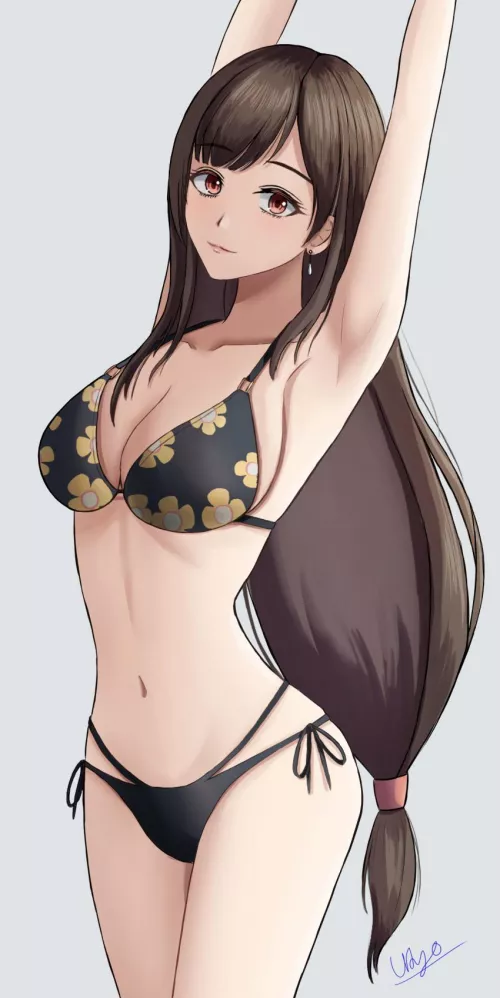 Tifa Lockhart same swimsuit as Marin Kitagawa
